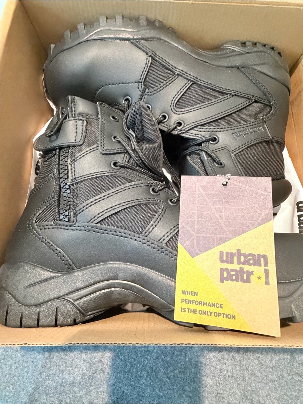 Men's Black Tactical Boots